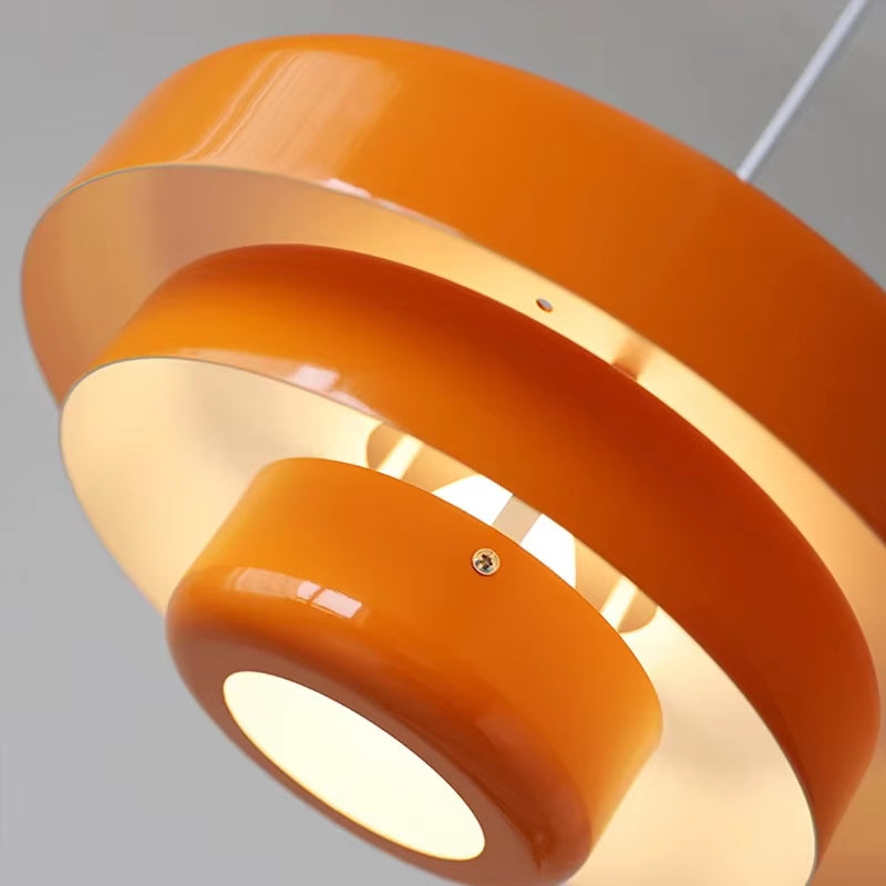 Replica Pendant Lights Medieval Danish Design Lamp Orange Retro Decoration Lights Restaurant Study Table Bar Cafe Pendant Lamp