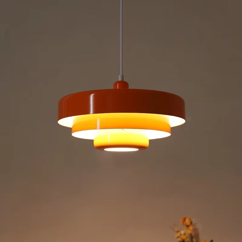 Replica Pendant Lights Medieval Danish Design Lamp Orange Retro Decoration Lights Restaurant Study Table Bar Cafe Pendant Lamp