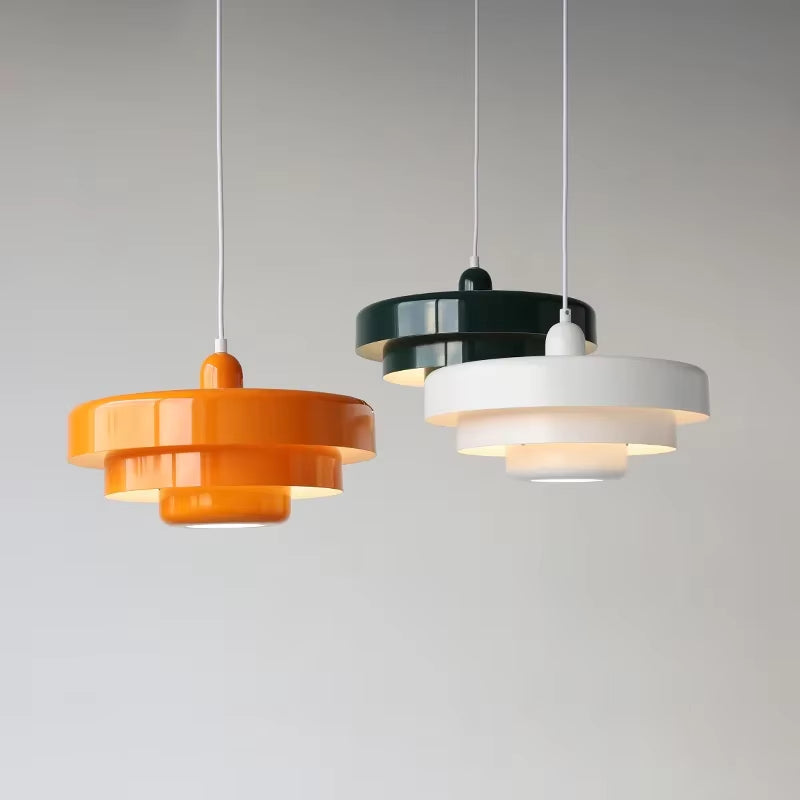 Replica Pendant Lights Medieval Danish Design Lamp Orange Retro Decoration Lights Restaurant Study Table Bar Cafe Pendant Lamp